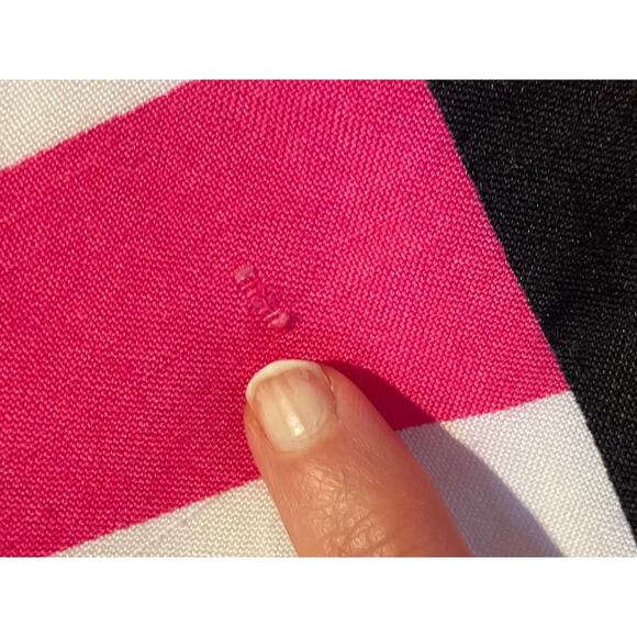 appraisal Ramie Blend Geometric Print Pink, Orange, Pencil Skirt Lined, 14 - Picture 12 of 12